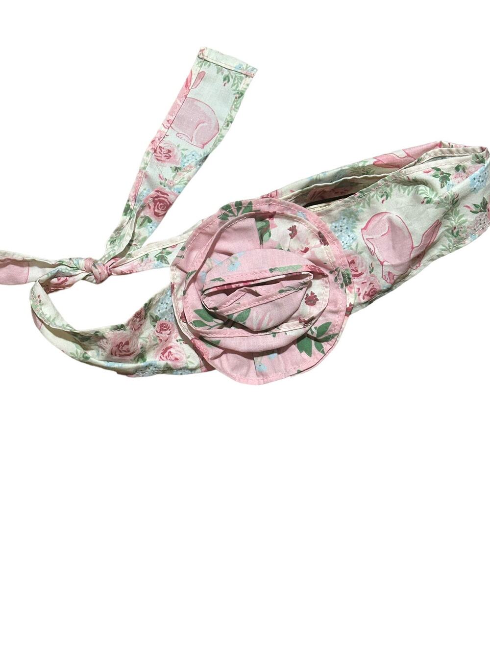 Matilda Jane Pink Floral Bunny Headband